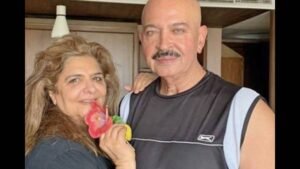 Rakesh Roshan with wife Pinkie Roshan