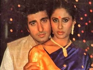 Smita Patil with Raj Babbar