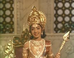 Sridevi as child artist in Tamil film Thunaivan