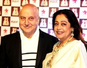 Anupam Kher with wife Kirron Kher