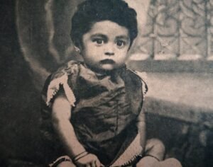 childhood image of Guru Dutt