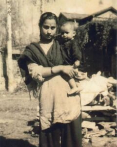 childhood picture of Anupam Kher