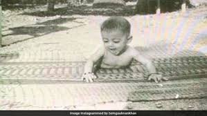 childhood picture of Salman