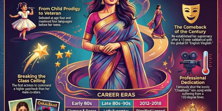 Sridevi Biography: From Sivakasi to Eternal Stardom