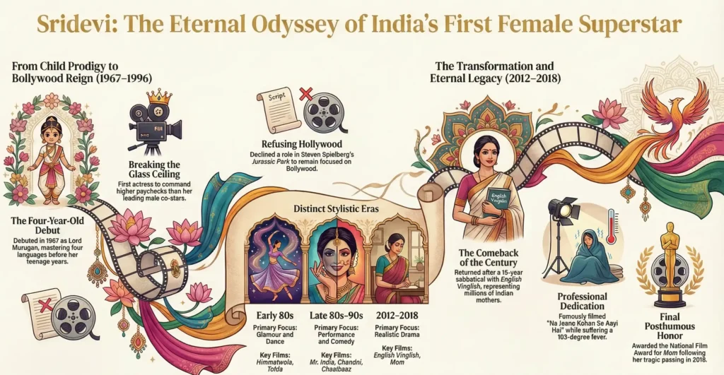 Sridevi Biography: From Sivakasi to Eternal Stardom