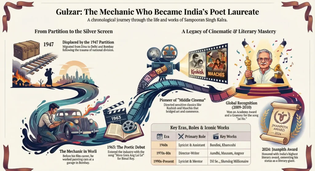 Gulzar : The Mechanic Who Became India’s Poet Laureate
