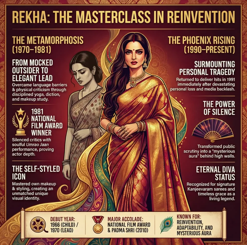 Rekha : The Untamed Spirit of Bollywood