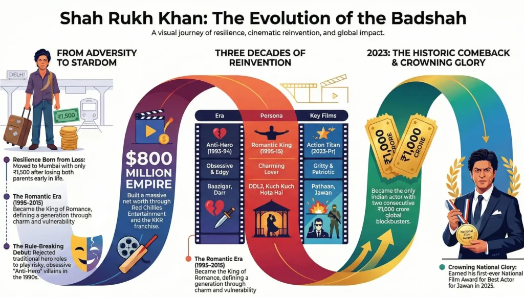 Shah Rukh Khan: Romance, Resilience, and Ruling the World