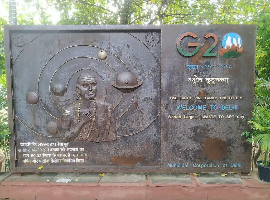 Bas-relief of Varahamihira.jpg — related to The Keeper of Five Systems