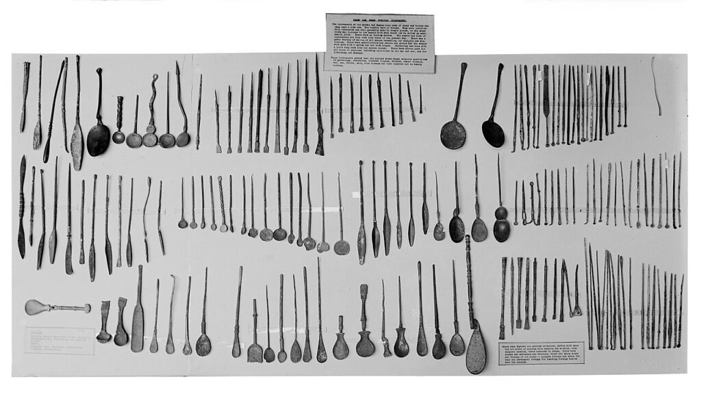 Greek and Roman surgical instruments, Museum object Wellcome M0000362.jpg — related to Cowasjee’s Nose