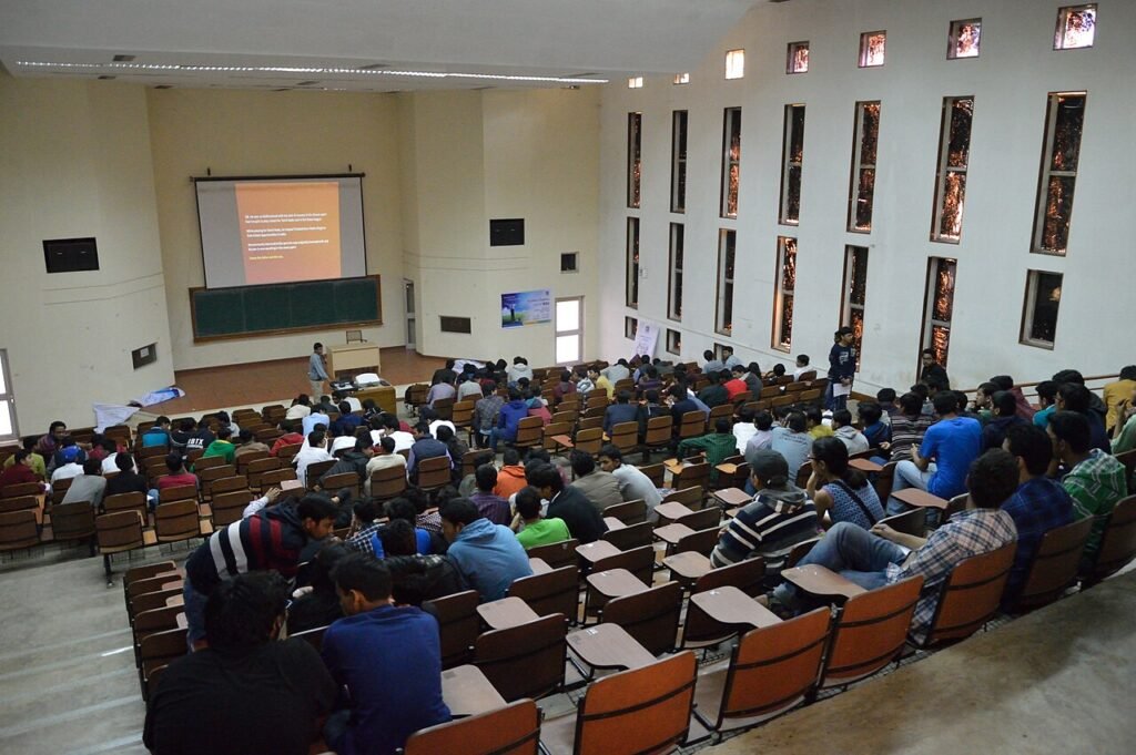 Varahamihira Hall Interior - Vikramshila Building - Srinivasa Ramanujan Complex - Indian Institute of Technology - Kharagpur - West Midnapore 2015-01-24 4892.JPG — related to The Keeper of Five Systems