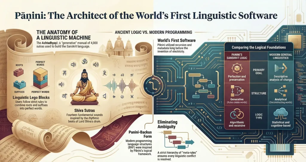 Decoding the Eternal Code of Panini Sanskrit Grammar