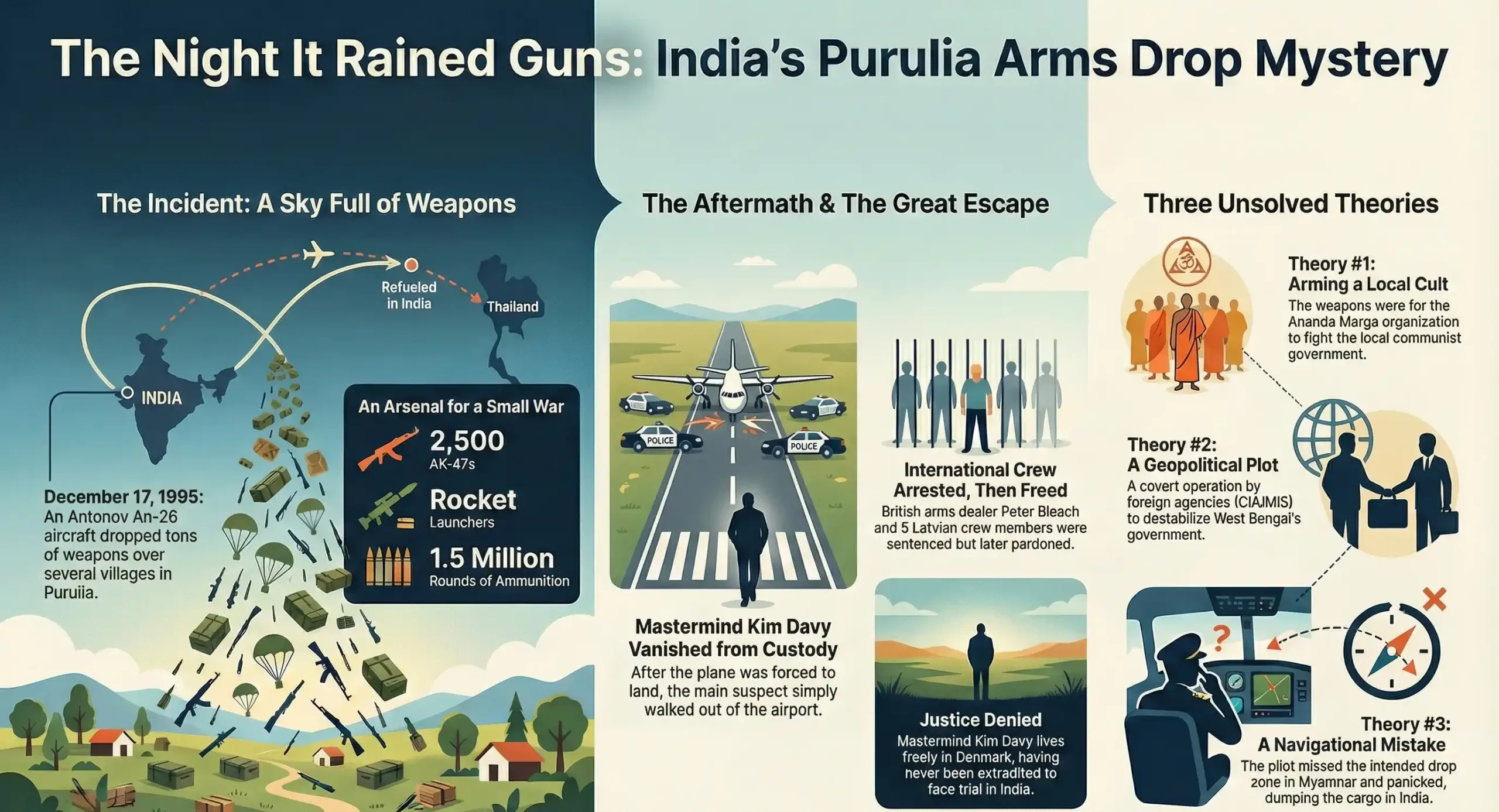 Purulia arms drop mystery