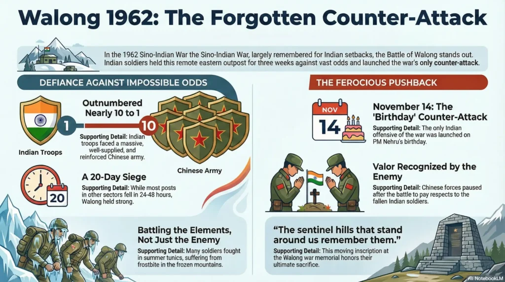 Battle of Walong 1962 mystery