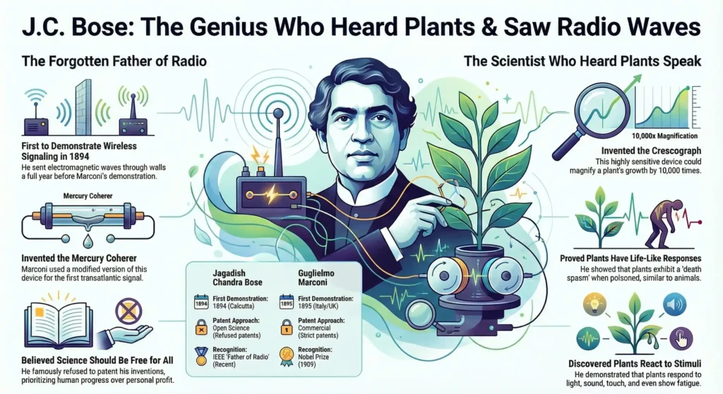 Jagadish Chandra Bose biography