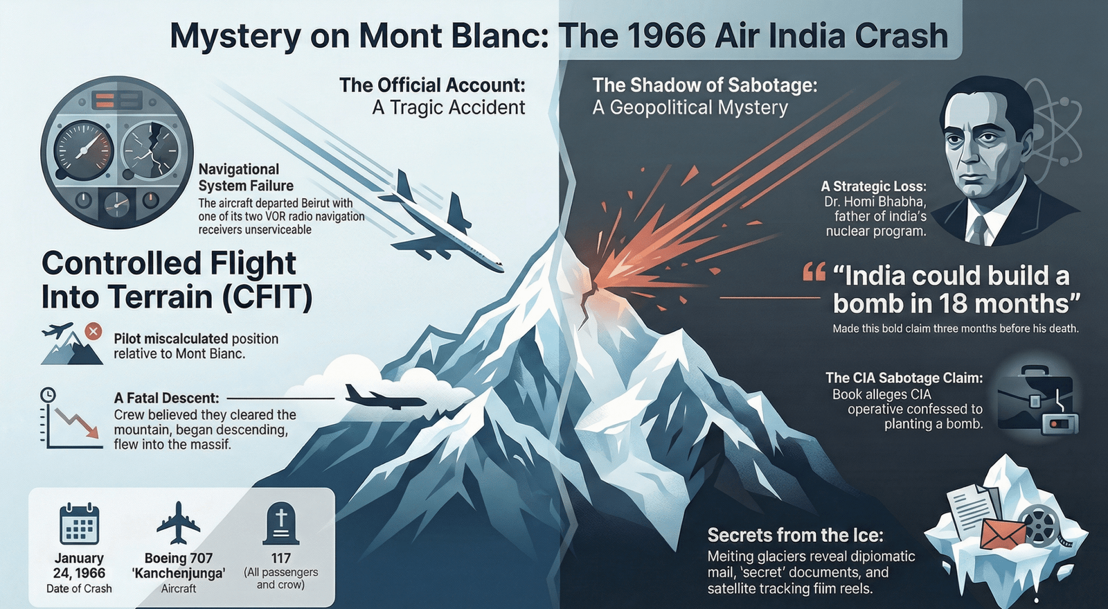 Homi Bhabha Death Mystery