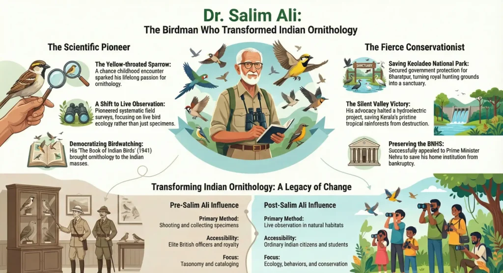 Dr. Salim Ali: The Man Who Taught India to Look at the Skies