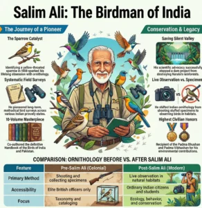 Dr. Salim Ali: The Man Who Taught India to Look at the Skies