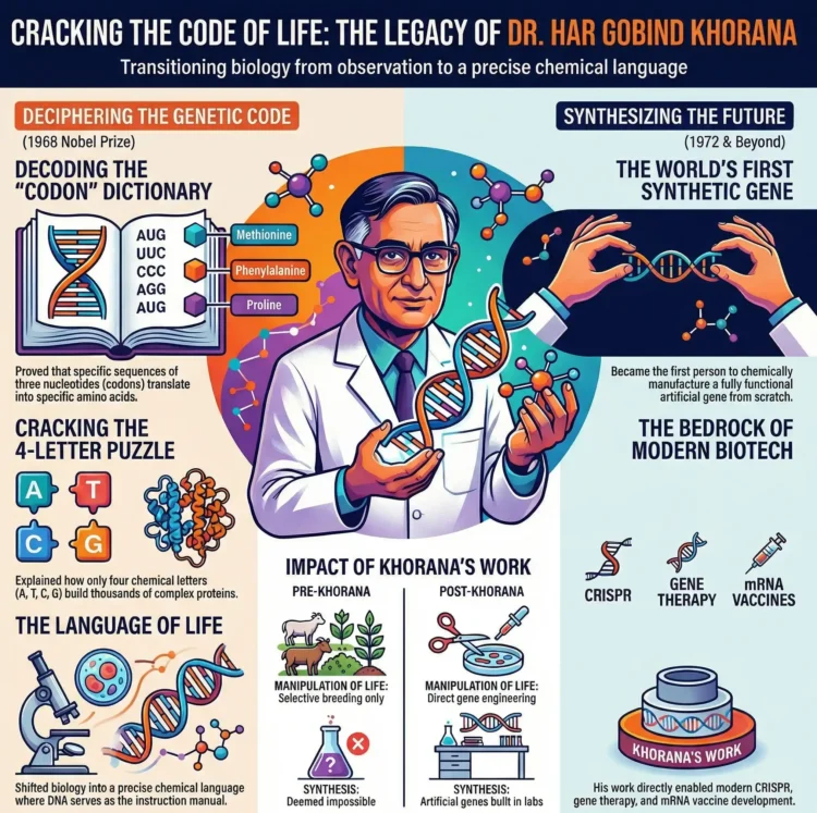 Har Gobind Khorana: Decoding the Secret Language of Life