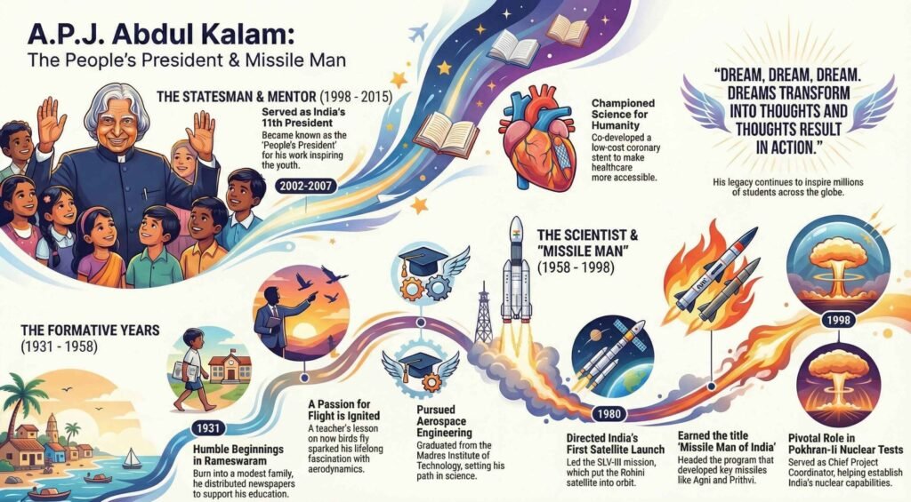 Dr. A.P.J. Abdul Kalam: (1931-2015)