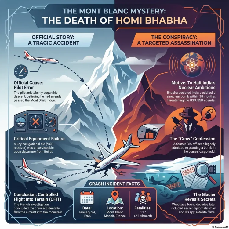 Homi Bhabha Death Mystery