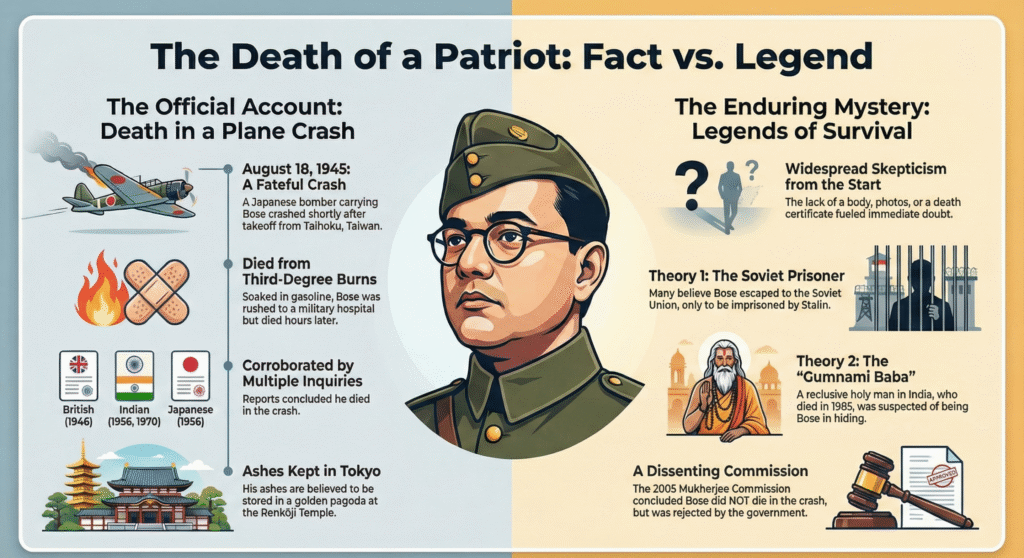 The Netaji Subhas Chandra Bose Disappearance: Did He Really Die in 1945