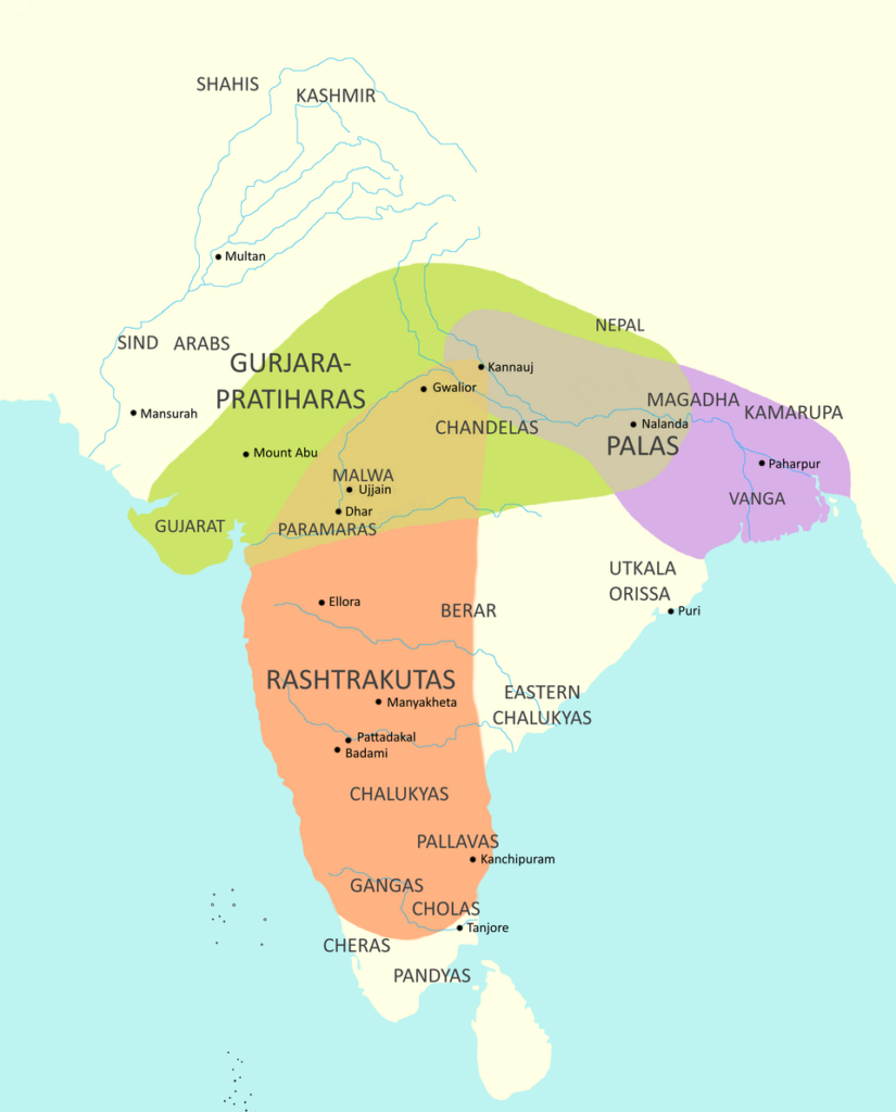 The Great Indian Timeline The Tripartite Struggle