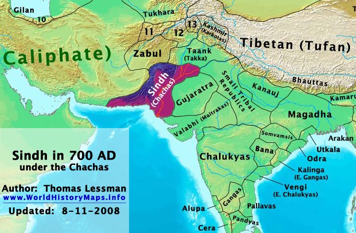 The Great Indian Timeline The Arab Conquest of Sindh
