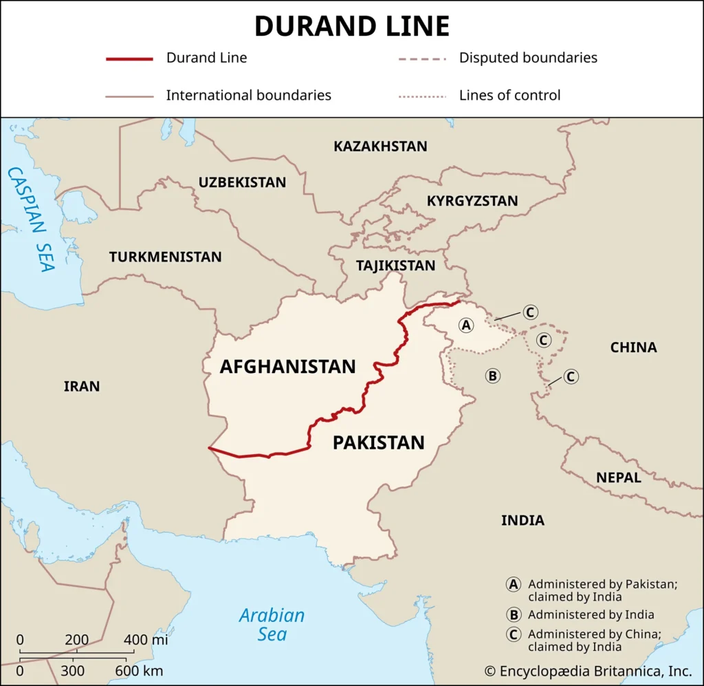 The Great Indian Timeline Durand Line Established