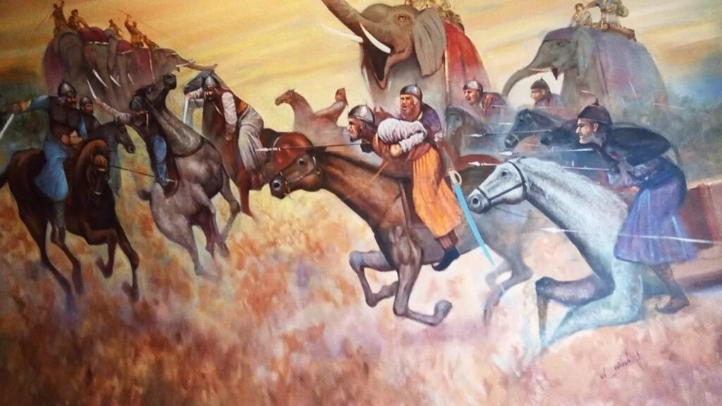 The Great Indian Timeline First Battle of Tarain