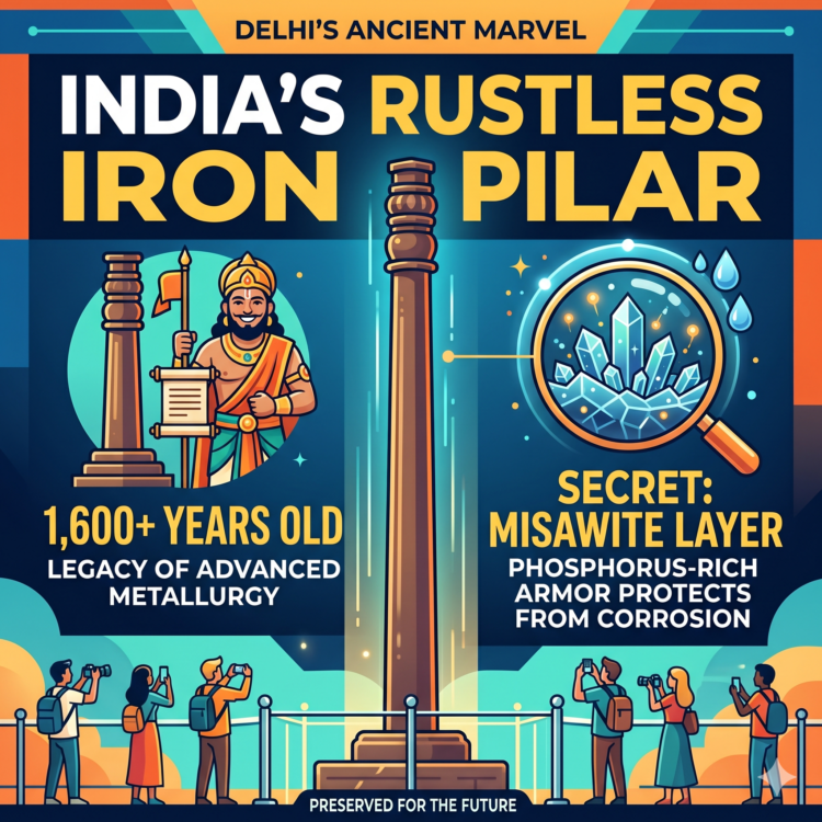 Delhi rustless iron pillar