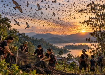 Amur Falcons of Pangti