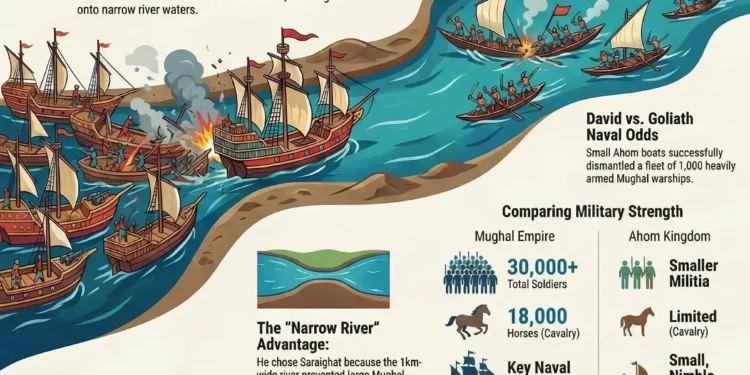 The Battle of Saraighat That Stopped a Mughal Empire