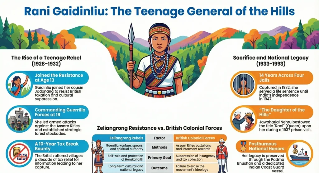 Rani Gaidinliu: The Zeliangrong Uprising's Youngest, Boldest Voice Rani Gaidinliu: The Zeliangrong Uprising's Youngest, Boldest Voice