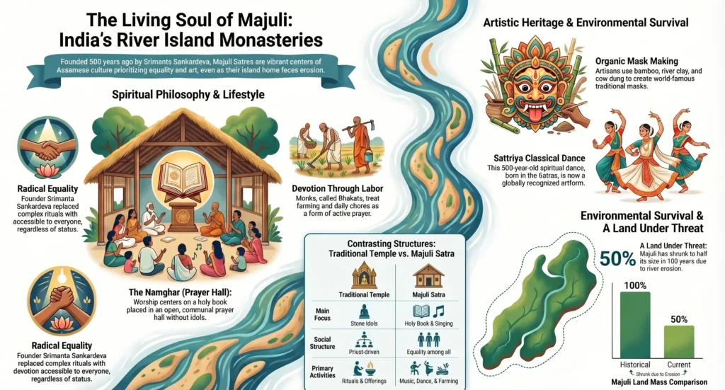 Visiting Majuli Island Monasteries 365 Days Visiting Majuli Island Monasteries 365 Days