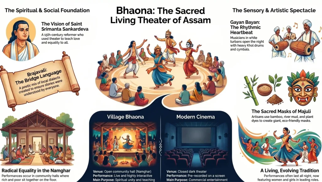 Bhaona traditional theatrical arts