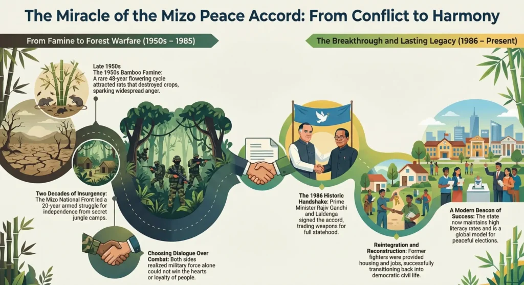 The Mizo Peace Accord: Ending Two Decades of Conflict The Mizo Peace Accord: Ending Two Decades of Conflict
