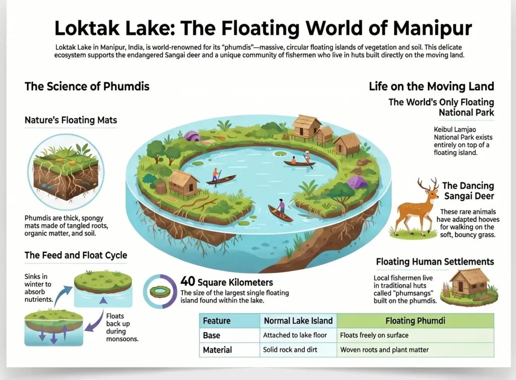 Life On The Loktak Lake Floating Phumdis