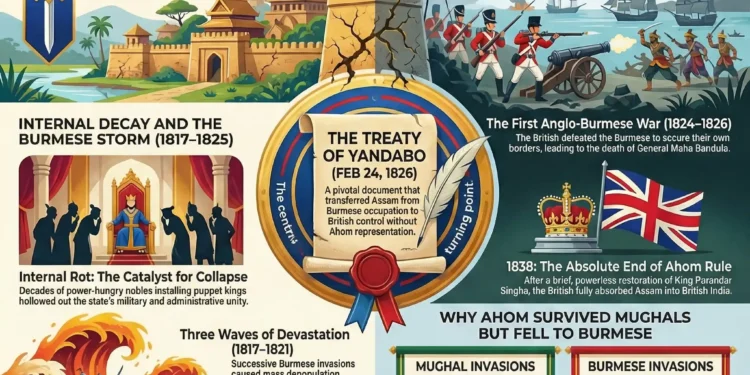 Treaty of Yandabo 1826: How Assam Lost Its Greatest Dynasty Forever Treaty of Yandabo