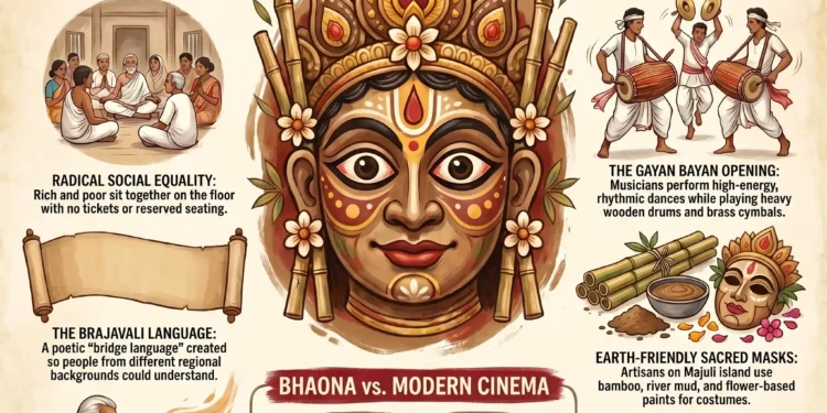 Bhaona traditional theatrical arts
