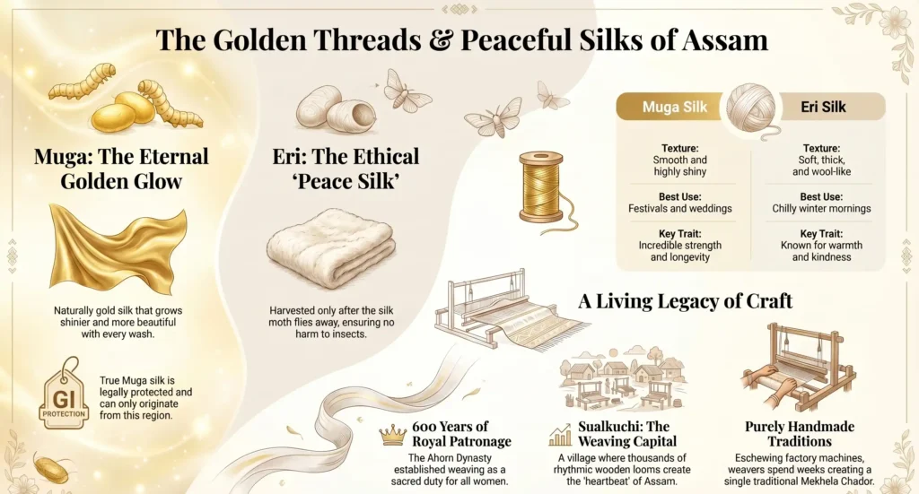 Exploring The Assam Handloom Heritage And Silk