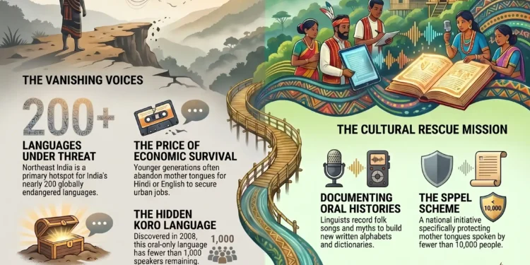 Northeast India endangered languages