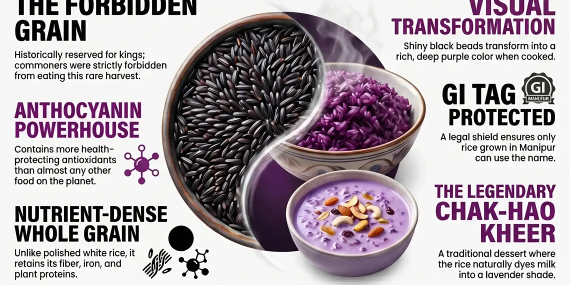 Black rice of Manipur