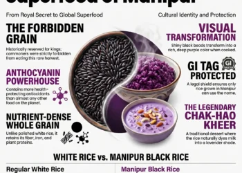 Black rice of Manipur