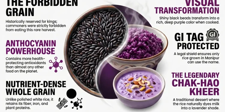 Black rice of Manipur