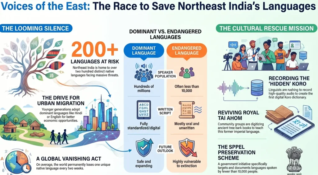The Fight To Save Northeast India Endangered Languages