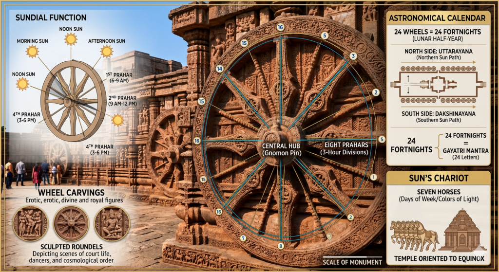 Sun Temple wheels of Konark
