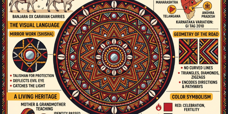 Banjara embroidery