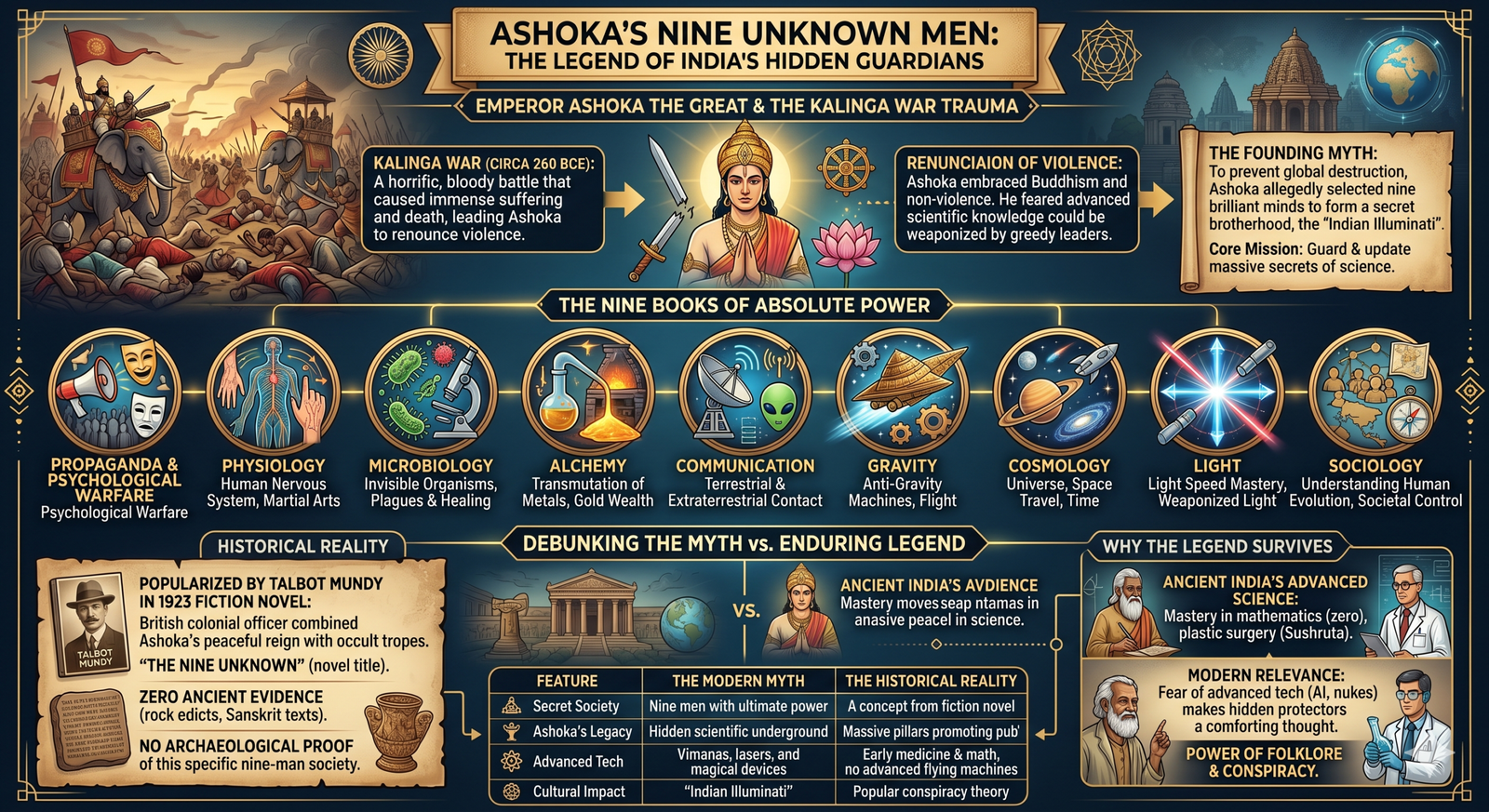 The Real Story Of Ashoka's Nine Unknown Men Ashoka's Nine Unknown Men
