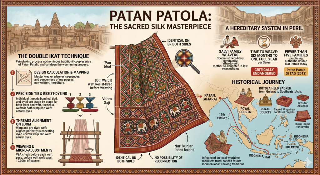 Double Ikat Patola of Patan